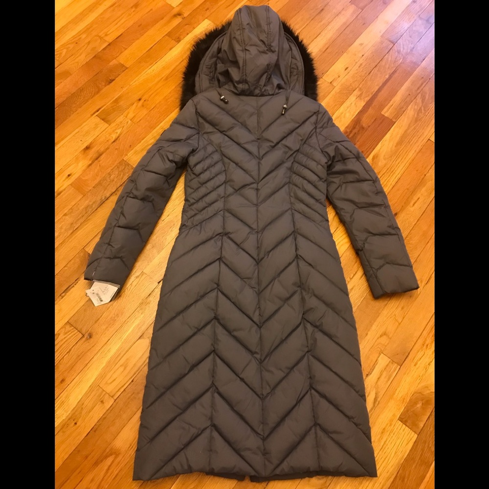 Laundry Shelli Segal Fur-Trim Down Hood Puffer,NWT - Picture 3 of 8